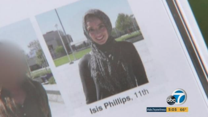 Muslim Calif. High School Student Misidentified as ‘Isis Phillips’ in Yearbook