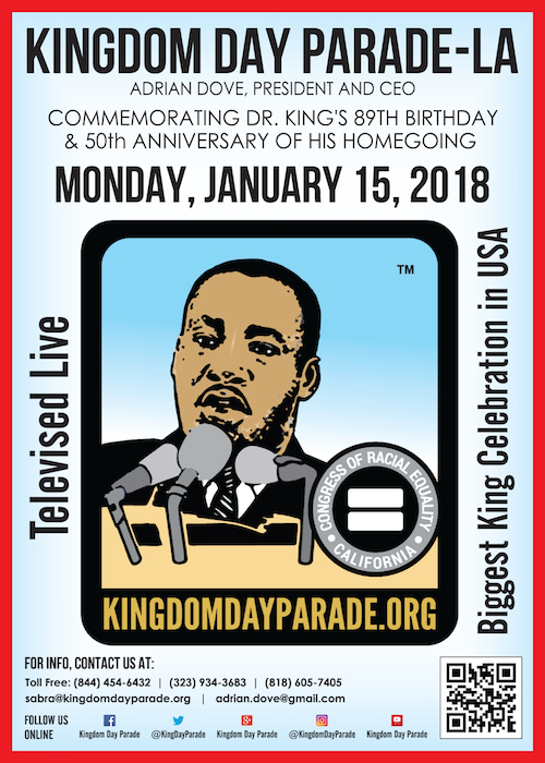 ABC 7 To Broadcast Live Martin Luther King, Jr. 33rd Annual KINGDOM DAY PARADE