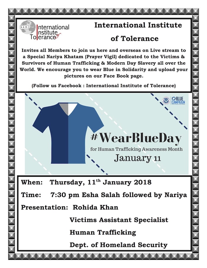 Let's Make a Difference: Wear Blue Campaign