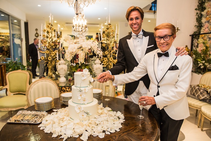Wedding Bells Ring in Hollywood!Celebrity Hair Stylist Rafael de Marchena-Huyke and Fashion Expert Erik Putzbach Bori Tie the Knot