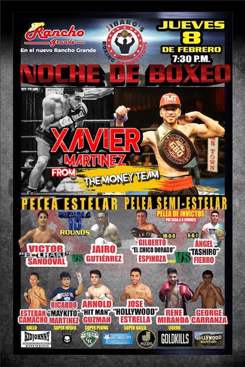 Mexico Fight Boxing Featuring Xavier Martinez From The Money Train
