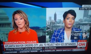 City Of Atlanta Mayor Keisha Lance Bottoms signs executive order blocking jail from accepting ICE detainees