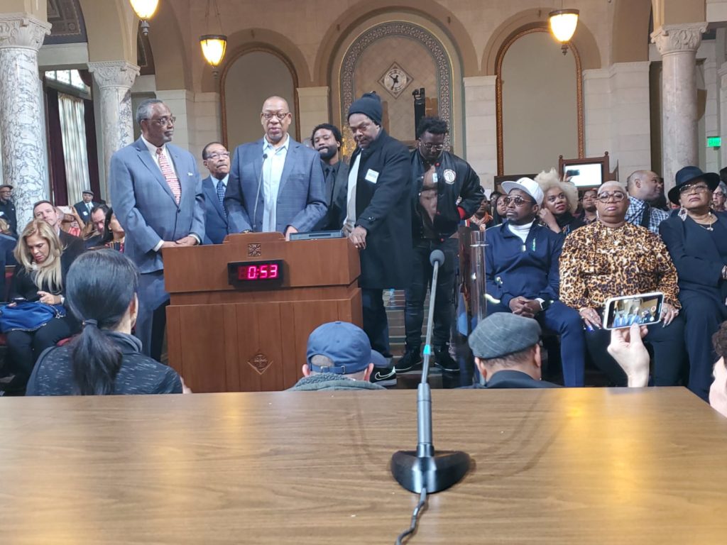 Tiffany Haddish, Eddie Griffin Honored at City Hall during Black History Month Celebration