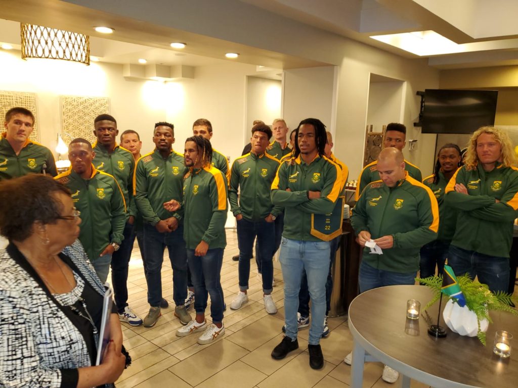 South African Consulate-General LA Receives World Rugby Champions, The Springboks