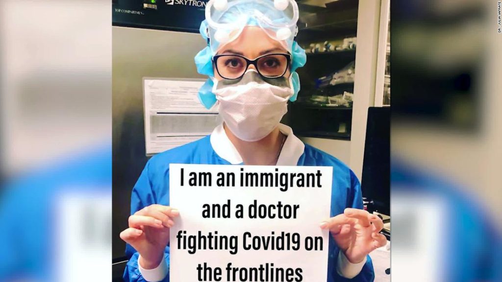 While she treated coronavirus patients, the US denied her a green card