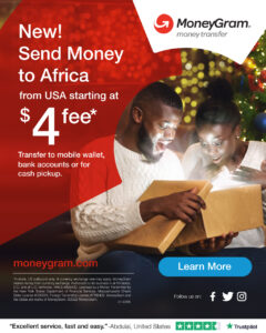 MONEY TO AFRICA? Send Money to Africa Starting at Just a $4 Fee Using Moneygram