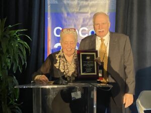 Sandy Close, Founder of Ethnic Media Services Honored at CNPA's CAPCon 2023 for Advocating for Diverse Communities Photo by Immigrant Magazine