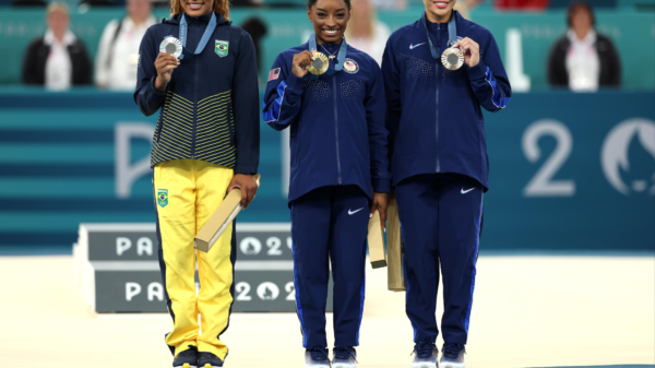 Women of Color Shine at Paris 2024: Simone Biles Wins Gold, Suni Lee Takes Bronze, and Rebeca Andrade Claims Silver in Women's Gymnastics