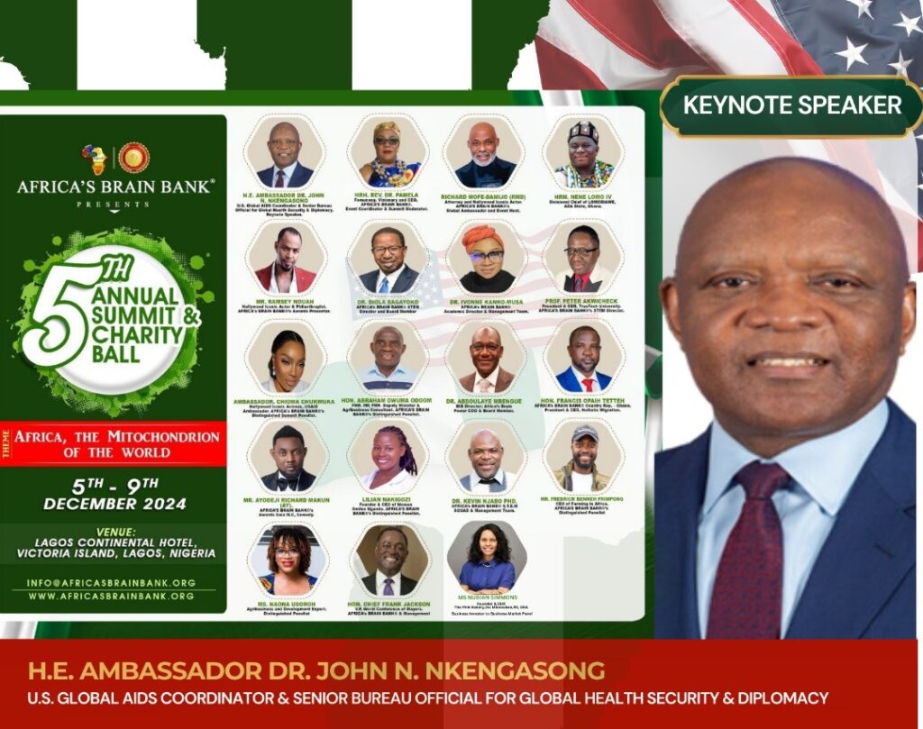 Africa’s Brain Bank® 5th Annual Summit & Charity Ball in Lagos: Ending Brain Drain & Showcasing African Excellence with Nollywood Icon Richard Mofe-Damijo (RMD)
