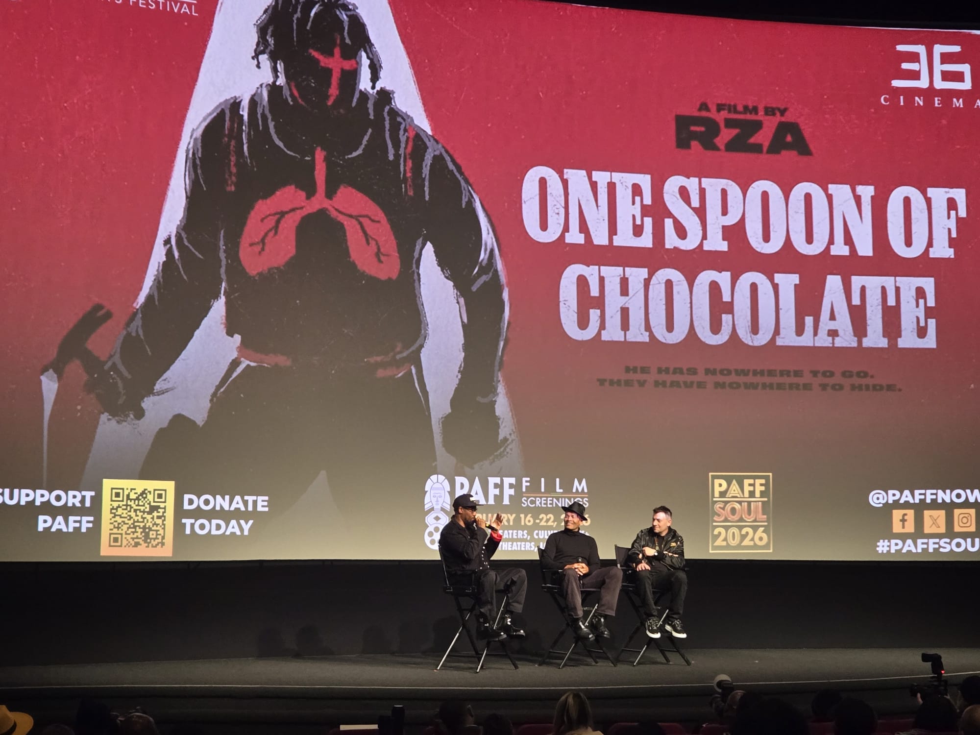 RZA and Mario Van Peebles on One Spoon of Chocolate at PAFF 2026
